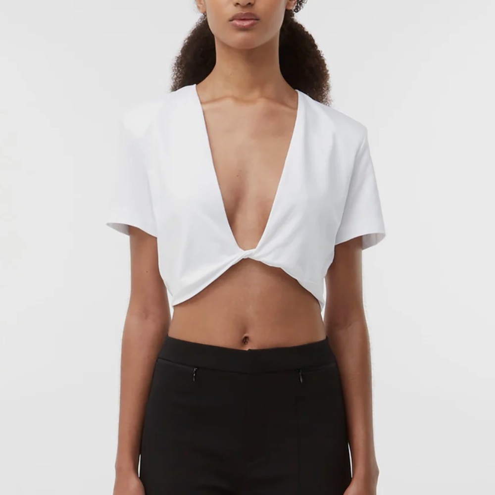 Gauge81 White Keiko’s crop top